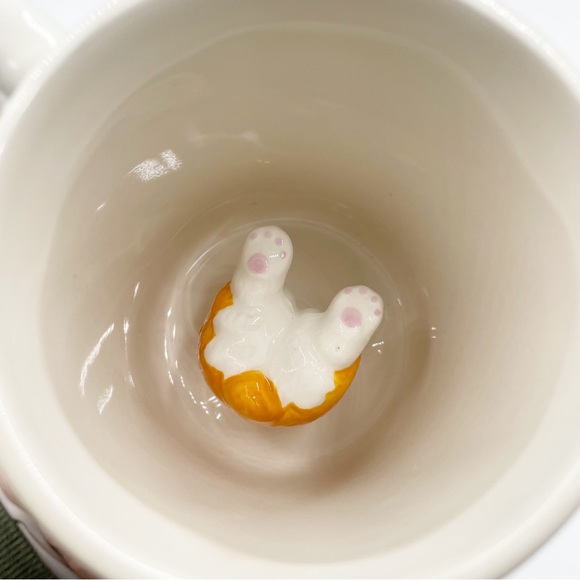 NEW Corgi Palace Corgi Bottoms Up Surprise Mug White 13 oz Coffee Tea Gifting - Picture 9 of 11